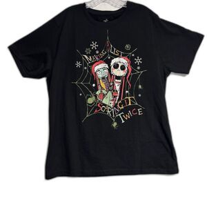 Disney "The Nightmare Before Christmas"  Spooky Halloween Graphic T Shirt XL